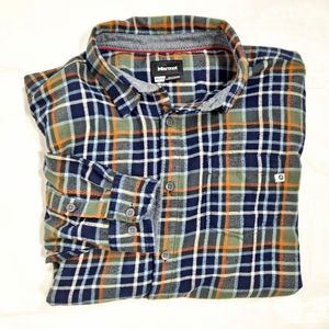 Marmot Plaid Fairfax Midweight Long Sleeve Flannel Shirt